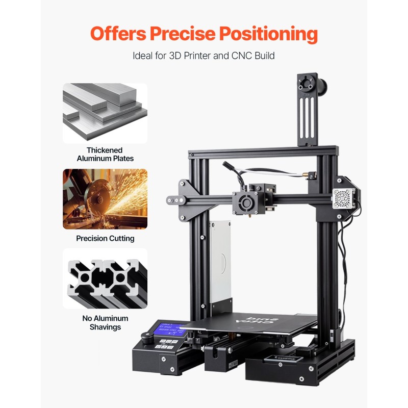 T-ura 2020 anodisoidut alumiiniprofiilit 10 kappaletta 1500 mm