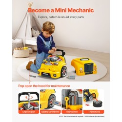 Kuorma-auton moottorilelu irrotettavat osat 60 osaa keltainen polypropeeni- ja ABS-muovia