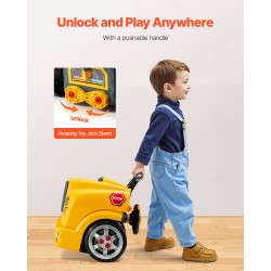 Kuorma-auton moottorilelu irrotettavat osat 60 osaa keltainen polypropeeni- ja ABS-muovia