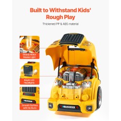 Kuorma-auton moottorilelu irrotettavat osat 60 osaa keltainen polypropeeni- ja ABS-muovia