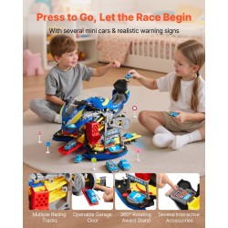 Moottoripyörän lelu PP ja ABS 25 osaa 3+ vuotta sininen 6 leikkitilaa