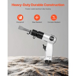 Paineilmakinuskivasara 40 mm iskunpituus 4500 iskua minuutissa mukana 4 meisseliä 120 mm