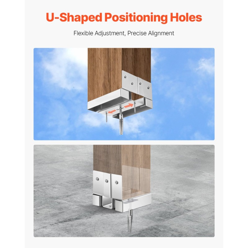 Pylväsjalusta puupylväälle sinkitty hiiliteräs kymmenen kappaletta sisämitat 89,6x90,5 mm