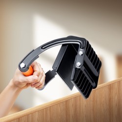 Levynkantajat 2 kpl teräsvarret nitriilikumatyynyt 90,7 kg 0–25,4 mm