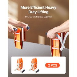 Paneelikantolaite metallinen 2 kpl alumiiniseospuristin 299.4 kg 0–60 mm levyjen siirtoon