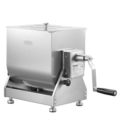 Manuaalinen lihasekoitin 40L kallistettava säiliö SUS201-ruostumaton teräs
