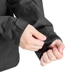 Lämmitettävä softshell takki miehille koko L musta viidellä hiilikuitulämmitysvyöhykkeellä 8000 mAh akulla