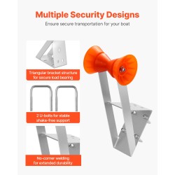 Vinssinteline peräkärryyn kuumasinkitty 5 mm teräs 50,8–76,2 mm pylväille PVC-muovirullalla kolmiomaisella rakenteella