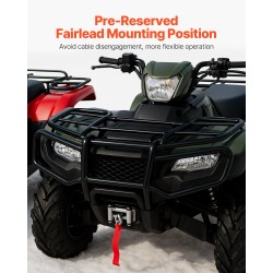 Vinssikiinnike jauhemaalattua terästä 907–1633 kg Honda Foreman ja Rancher 2014–2021
