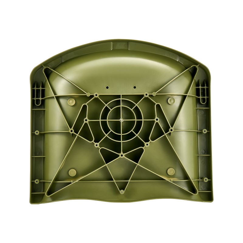 Veneen istuin polyuretaanipäällysteinen polyesterikangas polypropeenirunko maastokuvioitu vesitiivis 1 kpl taitettava selkänoja