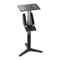 Penkkihiomakoneen jalusta valurauta-teräsrunkoinen 5-portainen korkeussäätö 31,5x25,4 cm