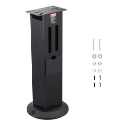 Lattiateline penkkihiomakoneelle valurauta ja teräs 840 mm kiinnityslevy 28 x 17 cm