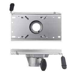 Venetuolin jalusta alumiiniseos sopii 2 7 8 tuuman jalustaputkelle 1 kpl veneeseen