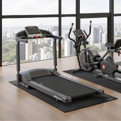 Lattiasuoja korkeatiheyksinen PVC-muovimatto 900 x 2000 x 4 mm kuntolaitteille