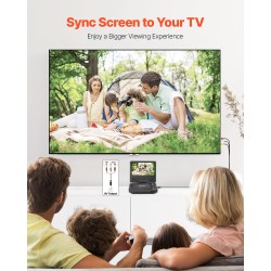 Kannettava DVD-soitin 7-tuumainen HD-näyttö 800x480 akku 4h muistikorttituki