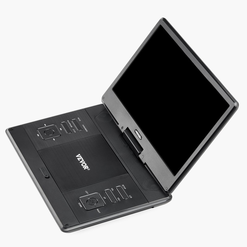 Kannettava DVD-soitin 14-tuumainen kääntyvä HD-näyttö akku 5000 mAh USB ja SD