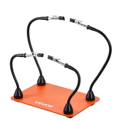 Kolvausasema magneettikiinnityksellä neljällä hanhenkaulavarsilla teräspohjalla liukumattomilla kumityynyillä