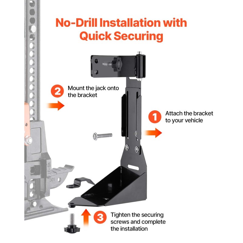 Tunkin kiinnike maastoajoon teräs 3 mm 250–350 mm Jeep Wrangler YJ/TJ/JK/JL