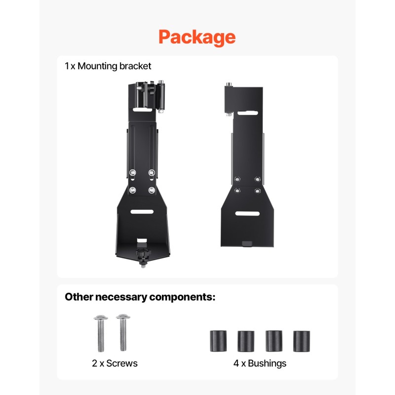 Tunkin kiinnike maastoajoon teräs 3 mm 250–350 mm Jeep Wrangler YJ/TJ/JK/JL