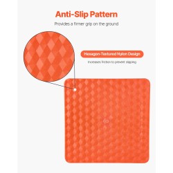 Jalusta korkeanostotunkille polypropeeni 3175 kg kantavuus 185x120 mm