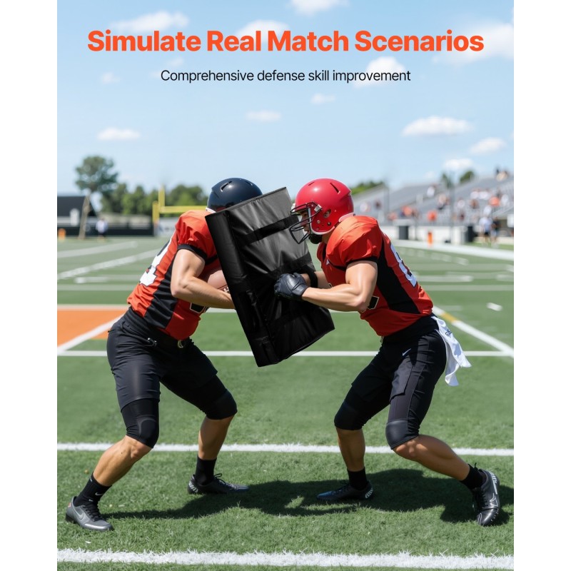 Torjuntatyyny PVC-päällysteinen musta korkeatiheyksinen sieni 600x405x120 mm 2 kpl puolustusharjoitteluun