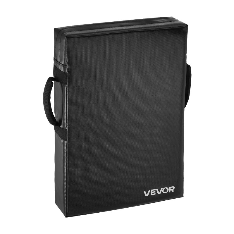 Jalkapallon blokkaustyyny PVC-päällinen korkeatiheyksinen sieni 600x405x120 mm musta