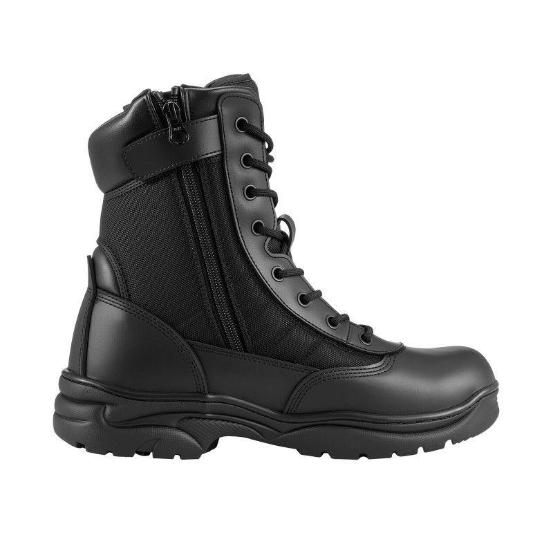 Miesten taktiset maiharit vedenpitävä hengittävä materiaali kumipohjalla sivuvetoketjulla 203 millimetrin varsi musta