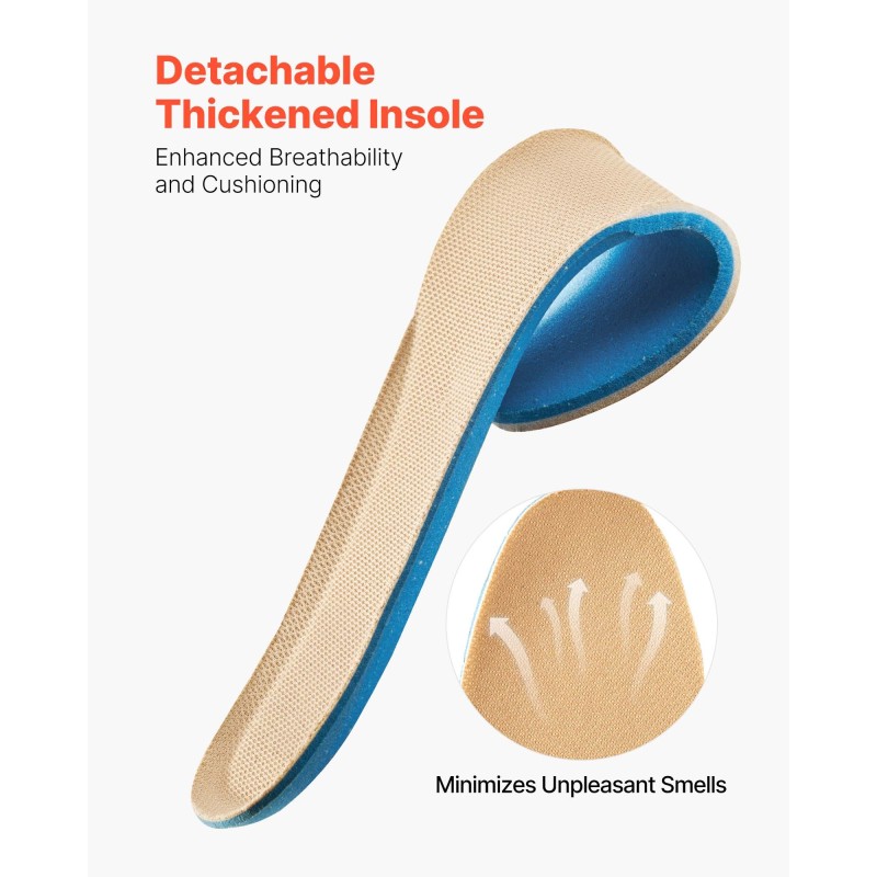 Miesten taktiset saappaat 203 mm varsi hiekanväriset vedenpitävät sivuvetoketjulla