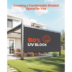 Varjokangas HDPE-kangas 140 GSM 3050×3660 mm 90% varjostus musta ulkokäyttöön