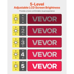 Kannettava digitaalinen suurennuslaite 5-tuumainen LCD-näyttö 4–32-kertainen suurennus 2500 mAh akku