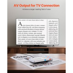 Kannettava digitaalinen suurennuslaite 5-tuumainen LCD-näyttö 4–32-kertainen suurennus 2500 mAh akku