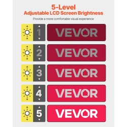 Kannettava digitaalinen suurennuslaite viiden tuuman LCD-näytöllä kolmetoista megapikselin kaksoiskameralla 2–48-kertaisella