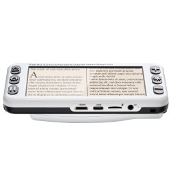 Kannettava digitaalinen suurennuslaite viiden tuuman LCD-näytöllä kolmetoista megapikselin kaksoiskameralla 2–48-kertaisella