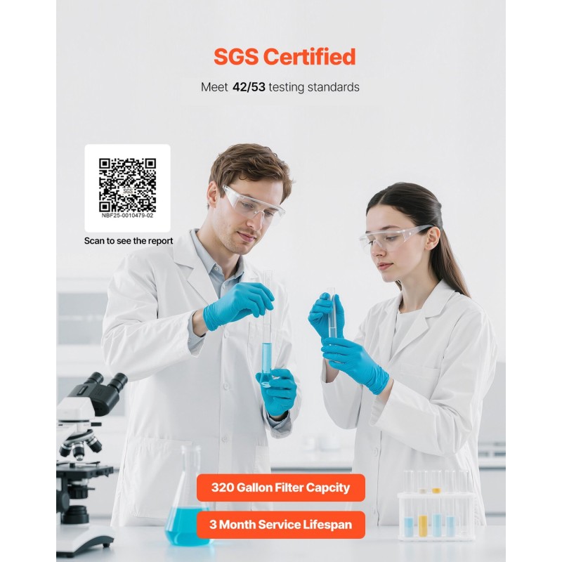 Hanaan asennettava vedensuodatin muovinen harmaa kolme suodatinta 1200 litraa