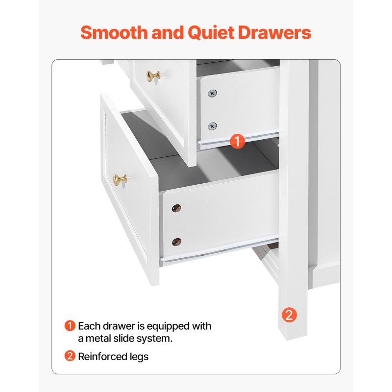 Lipasto 9 vetolaatikkoa MDF ja lastulevy valkoinen 149.9 cm