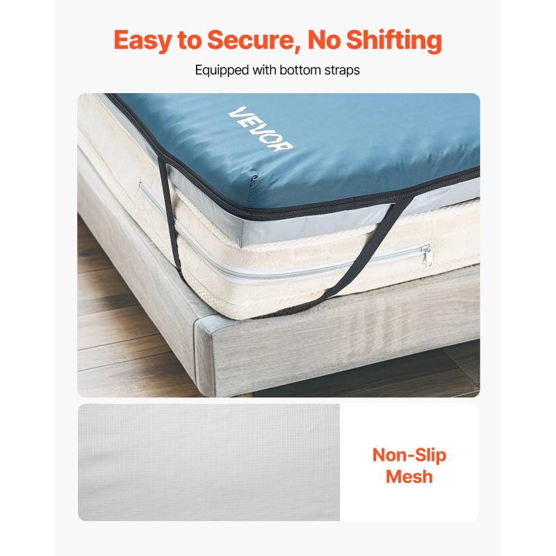 Vaahtomuovipatja kaksikerroksinen geelitäytteinen pitkäaikaishoitoon 1930 x 864 x 89 mm