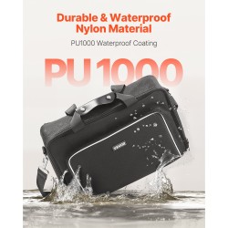 Kantolaukku PS5 ja PS5 Slim konsoleille nailon vedenkestävä musta