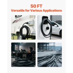 Sähkökaapeli CPE-kumieriste 10AWG 6 mm² 15,24 m hapeton kupari 600 VAC