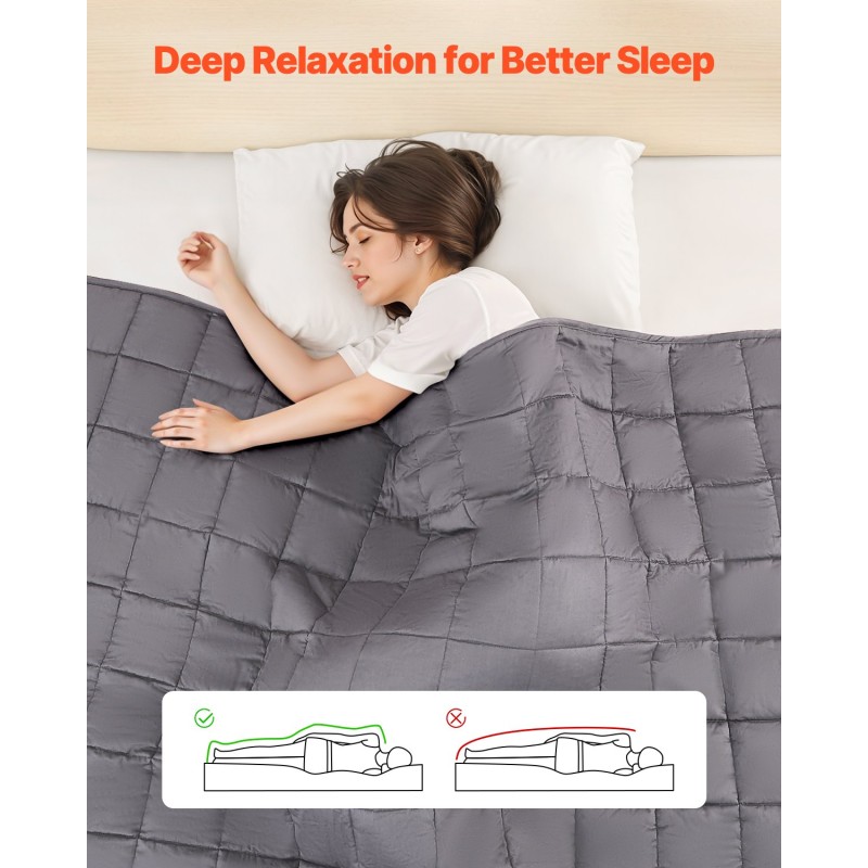 Painopeitto 11,5 kg king-kokoinen 203 x 221 cm 100% puuvilla lasihelmet