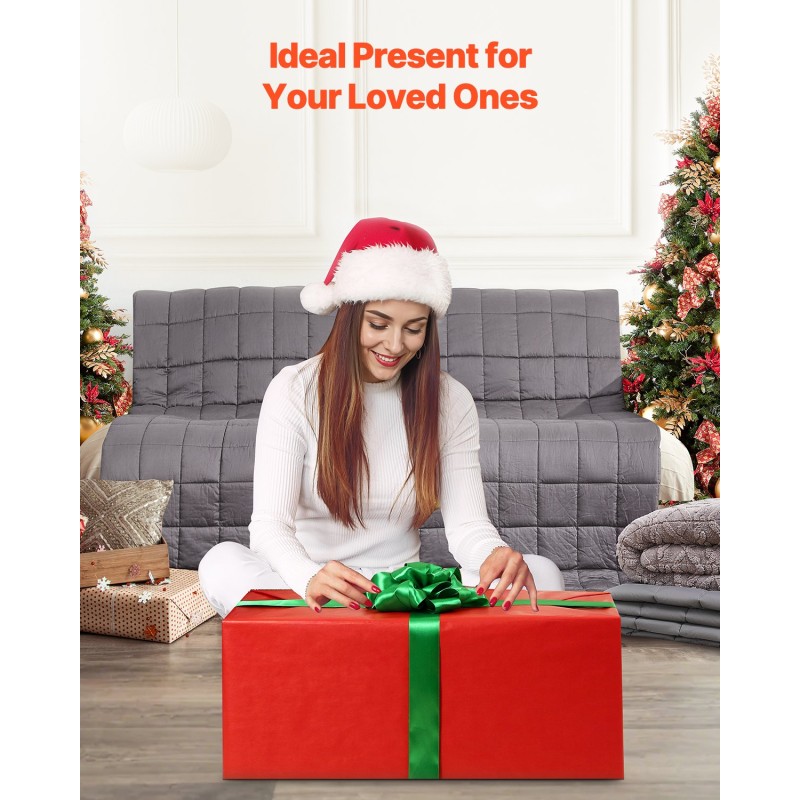 Painopeitto 11,5 kg king-kokoinen 203 x 221 cm 100% puuvilla lasihelmet