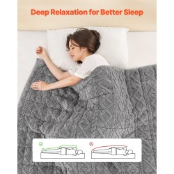 Painopeitto queen-koko 1524 x 2032 mm 9,2 kg harmaa sherpa ja jacquard