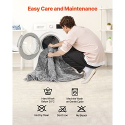 Painopeitto queen-koko 1524 x 2032 mm 9,2 kg harmaa sherpa ja jacquard