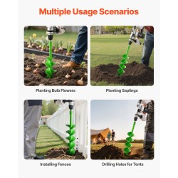 Istutusporanterä Q235-teräs valuteräspää volframikarbiditerät 120 mm halkaisija 20 mm istukkaan sopiva