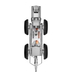 Putkistotarkastusrobotti 60 metrin kaapelilla 2 megapikselin kamerat 8 LED valoa 300 1500 mm putkiin