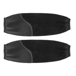 Hitsaushihat naudannahkaa ja paloa hidastavaa puuvillaa pitkät joustavilla hihansuilla hitsaukseen