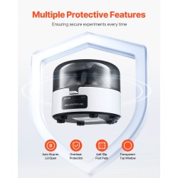 Pöytäsentrifugi muovi ja teräs 7000 kierrosta minuutissa kaksoisroottori