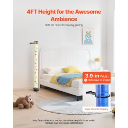 Lattiakuplalamppu 120 cm ABS-muovi 16 väriä kaukosäätimellä