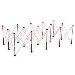 Kannettava taitettava työpukki alumiiniseos ja hiiliteräsrunko kantavuus 2724 kg