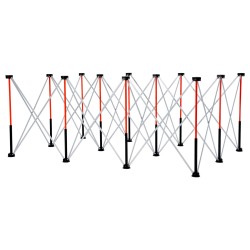 Taitettava työpukki alumiiniseos ja hiiliteräs 12 jalkaa 2041 kilogramman kantavuus