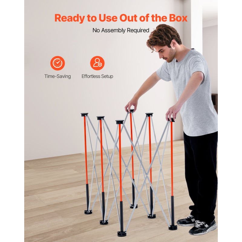 Taitettava työjalusta alumiiniseos hiiliteräs 1135 kg kantavuus kuusi tukijalkaa säilytyslaukku käyttövalmis